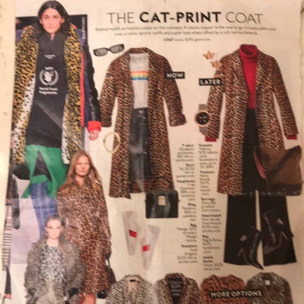 Lamb by Gwen Stefani leopard faux fur coat - Picture 8 of 10